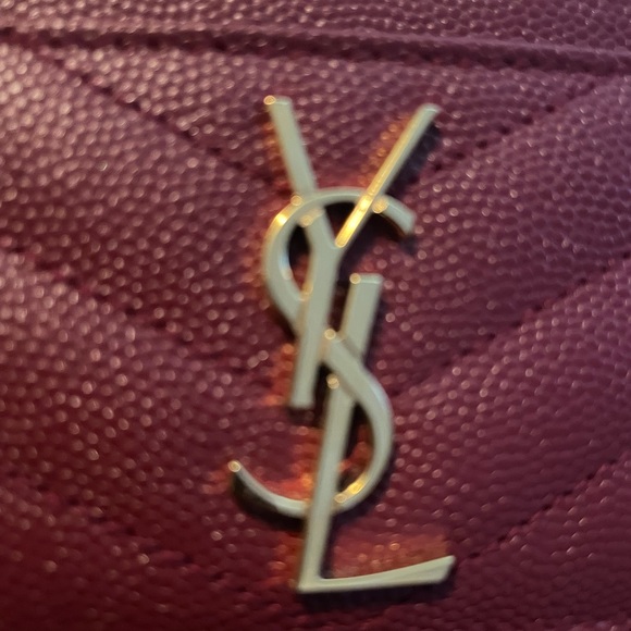 Saint Laurent YSL credit card case Opyum Red - Picture 6 of 9